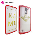 New arrival mobile phone case for LG KG7/Tribute 5 transparent clear plastic covers